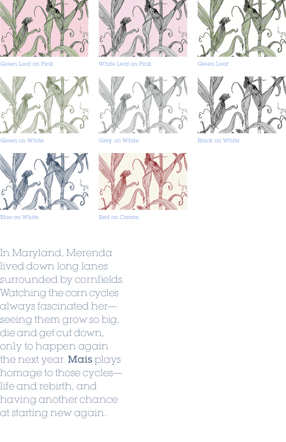 Black on White,Red on Cream,Blue on White,Grey on White,Green on White,Green Leaf,White Leaf on Pink,Green Leaf on Pi...